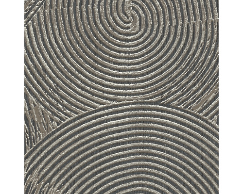 Nahaufnahme einer Tapete mit konzentrischen Kreismustern.