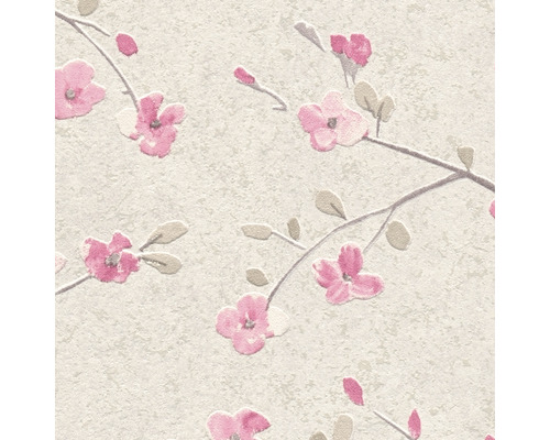 Papier peint avec motif floral de fleur de cerisier