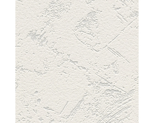 Papier peint intissé 5202-10 Meistervlies ProProtect enduit blanc Papier peint structuré avec aspect crépi
