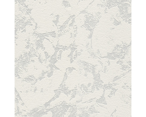 Papier peint intissé 5220-16 crépi taloché blanc