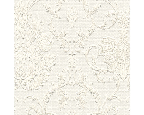 Papier peint vinyle 5380-62 Belle Époque 2 scintillant blanc