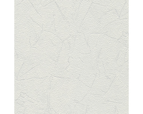 Papier peint intissé 5871-14 crépi ribé blanc Papier peint structuré avec motif en relief