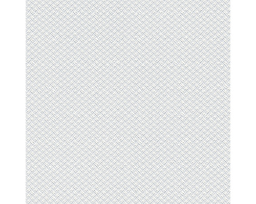 Vliestapete 93528-1 Riffelblechoptik weiss Nahaufnahme einer weißen Textiltapete mit Rautenmuster