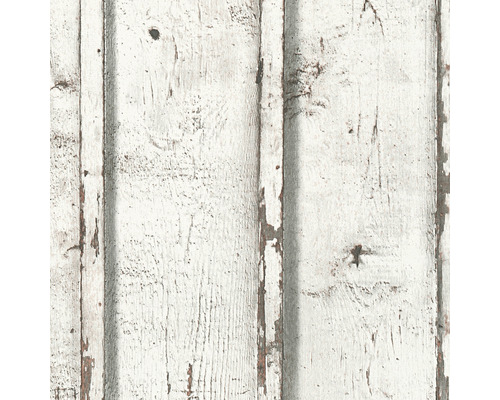 Papier peint intissé 95370-1 Wood`n & Stone Clôture en planches gris-brun Papier peint aspect planches de bois
