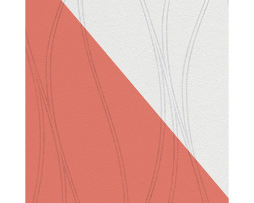 Tapete mit grafischem Muster in zwei Farbbereichen