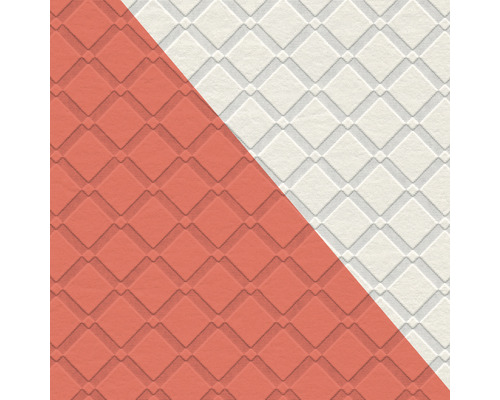 Gemustertes Textiltapete mit Rautenmuster