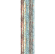 Pop.up Panel selbstklebend 36851-1 Bretterzaun blau braun-thumb-1