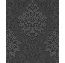 Papier peint intissé 36898-4 Metropolitan Damask noir argent