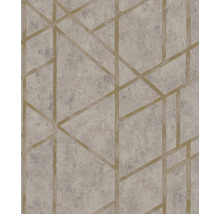 Papier peint intissé 36928-3 Metropolitan Graphique gris chaud