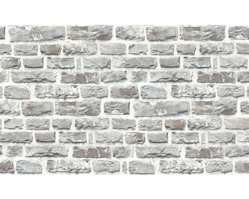 Papier peint aspect mur de pierres