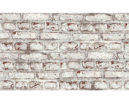 Gros plan d''un papier peint avec motif de briques