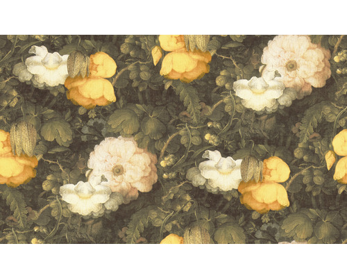 Papier peint à fleurs avec motif de roses