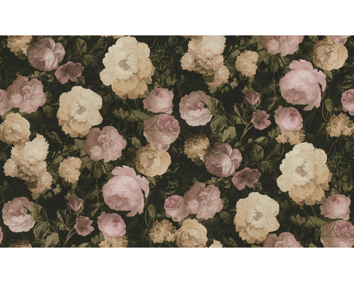 Papier peint à motif floral