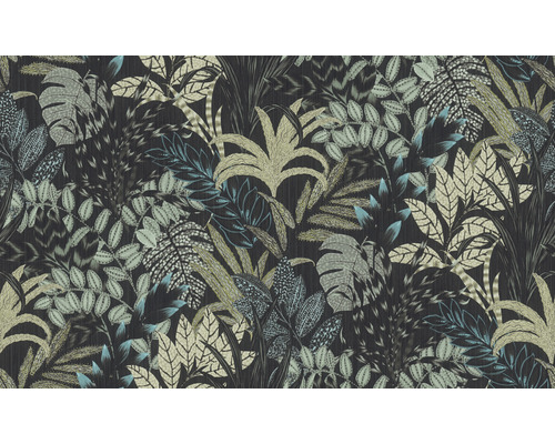 Tapete mit Blätter- und Pflanzenmuster