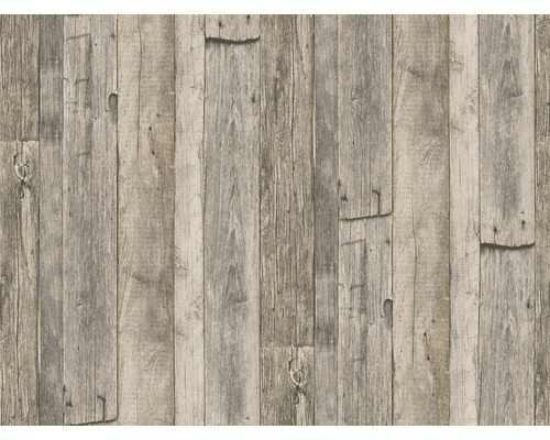 Papier peint avec motif de planches de bois