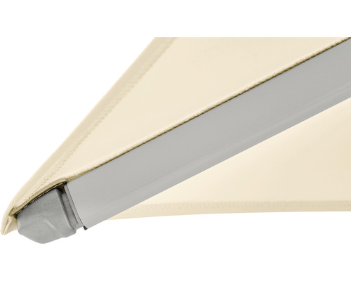 Detailaufnahme einer Markise mit Gestell