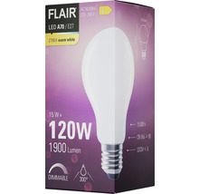 Verpackung einer dimmbaren Flair LED Lampe A70/E27 mit 120 Watt und 1900 Lumen