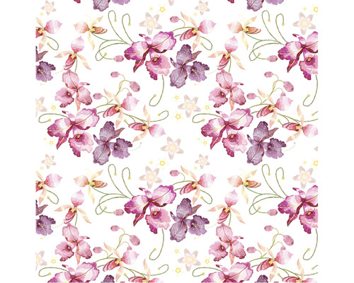 Muster mit floralem Orchideen Design