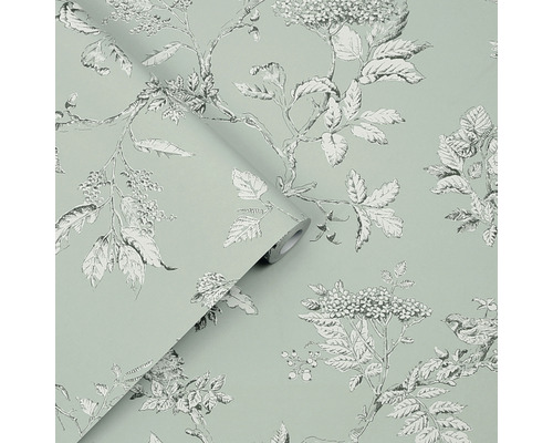 Rouleau de papier peint à motif floral