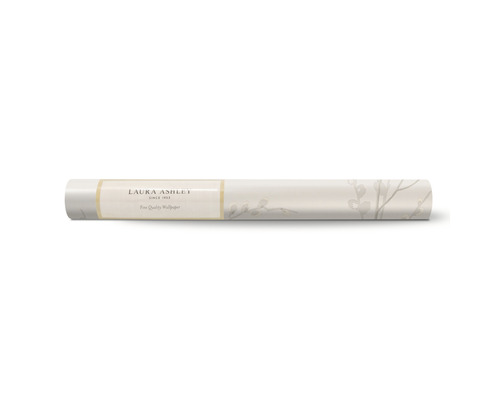 Un rouleau de papier peint Laura Ashley avec un motif floral.