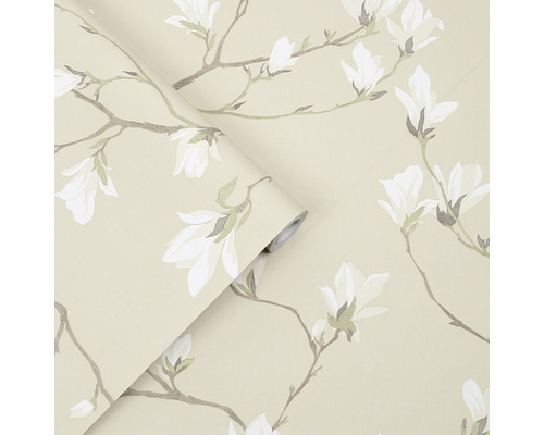 Tapetenrolle mit Magnolienblütenmuster