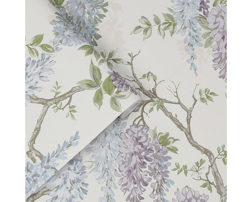 Papier peint avec motif de glycine