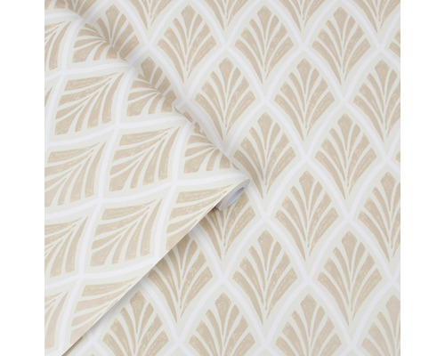 Rouleau de papier peint avec motif de feuilles pour la décoration murale