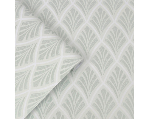 Rouleau de papier peint avec motif d''éventail