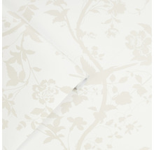 Tapetenrolle mit Vogel- und Blumenmuster