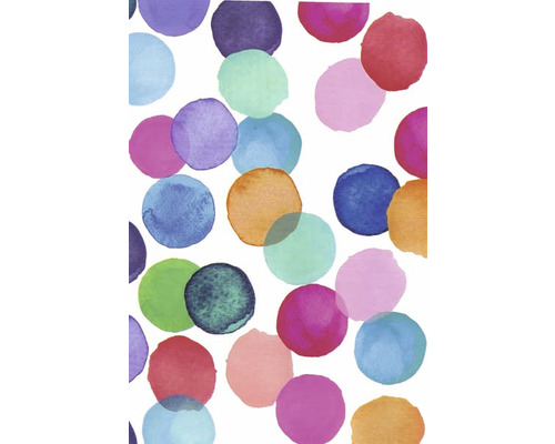 Motif à pois avec aspect aquarelle