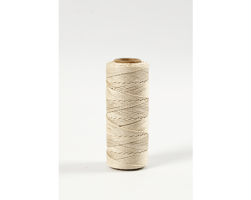 Bobine de fil ciré clair