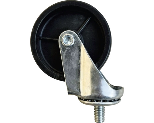 Roue de meuble avec tige filetée