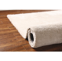 Teppich, gerollt auf Holzboden