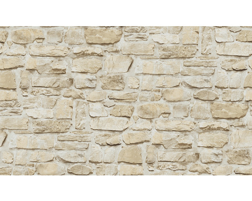 Papier peint imitation maçonnerie avec motif de pierre