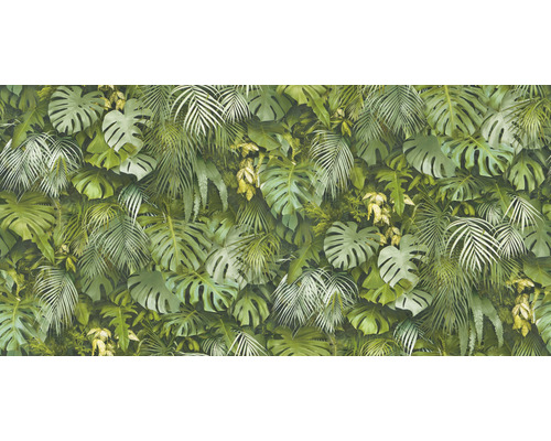 Papier peint décoratif avec des feuilles tropicales