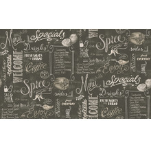 Papier peint avec motifs d''écriture à la craie pour menu, boissons et plats
