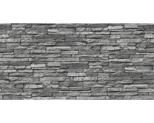 Papier peint aspect mur de pierre