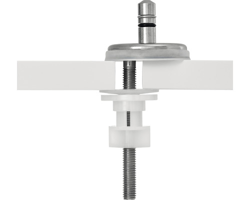 Befestigungsset für WC-Sitze aus Metall und Kunststoff