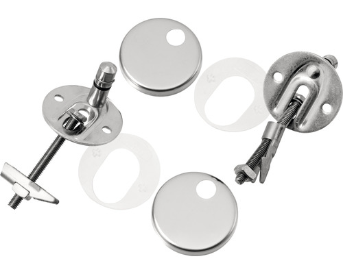 Matériel de fixation pour sièges de WC en métal