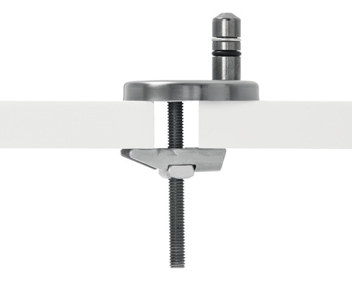 Glasklemme mit Gewindestift für Glasplattenmontage