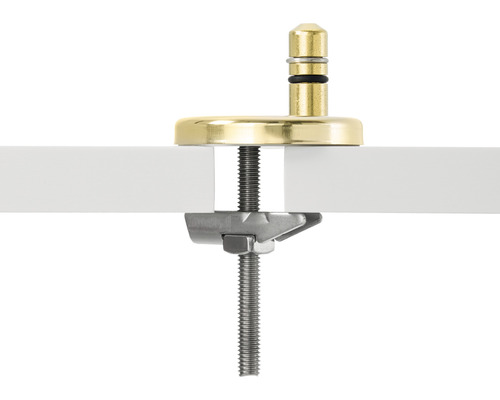 Fixation de table pour robinetterie de lavabo