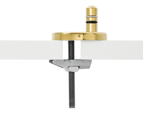 Fixation de table pour robinetterie de lavabo