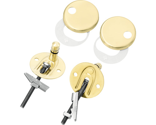 Kit de fixation pour lavabo avec rosaces