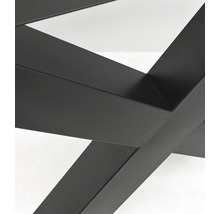 Piètement de table Buildify 720 mm x 100 mm noir-thumb-2