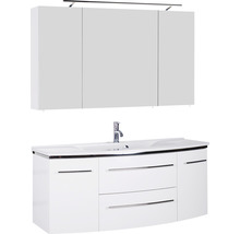 Waschtisch mit Unterschrank und Spiegelschrank für das Badezimmer