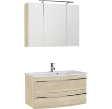 Badezimmer Waschtisch mit Unterschrank und Spiegelschrank