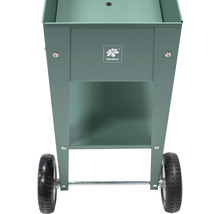 Chariot à bacs à fleurs Herstera avec roues et espace de rangement