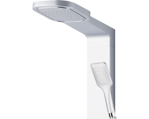 Panneau de douche avec douche de tête et douchette