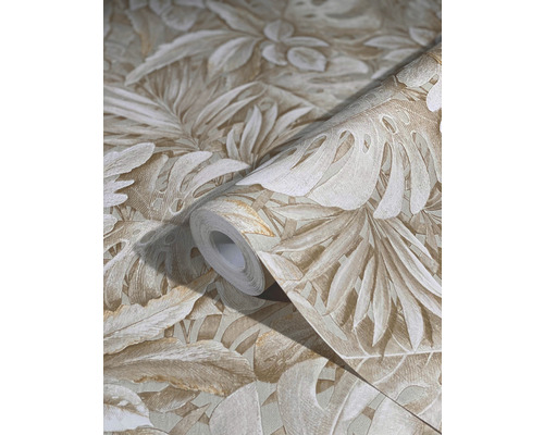 Rouleau de papier peint à motif de plantes