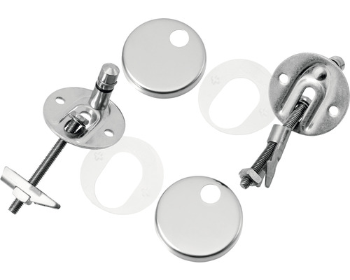 Kit de fixation pour sièges de WC en métal